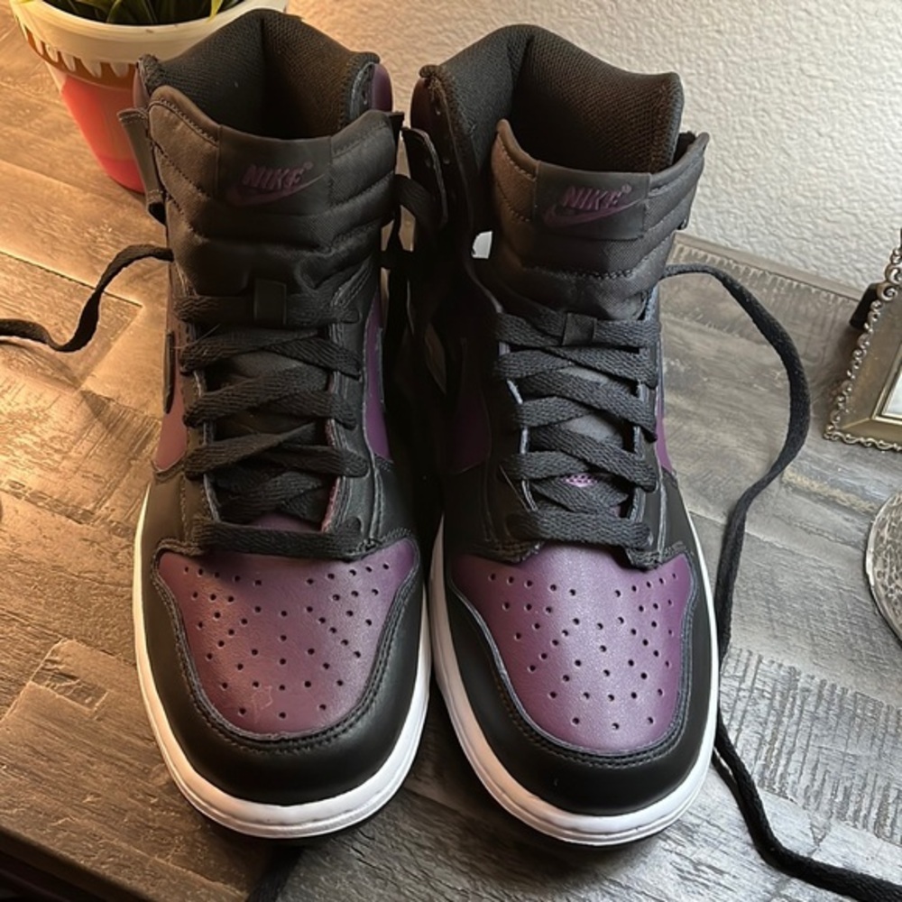 NWOB Nike Dunk High Fragment Beijing SNEAKERS Wine/Black/White 🌵 9